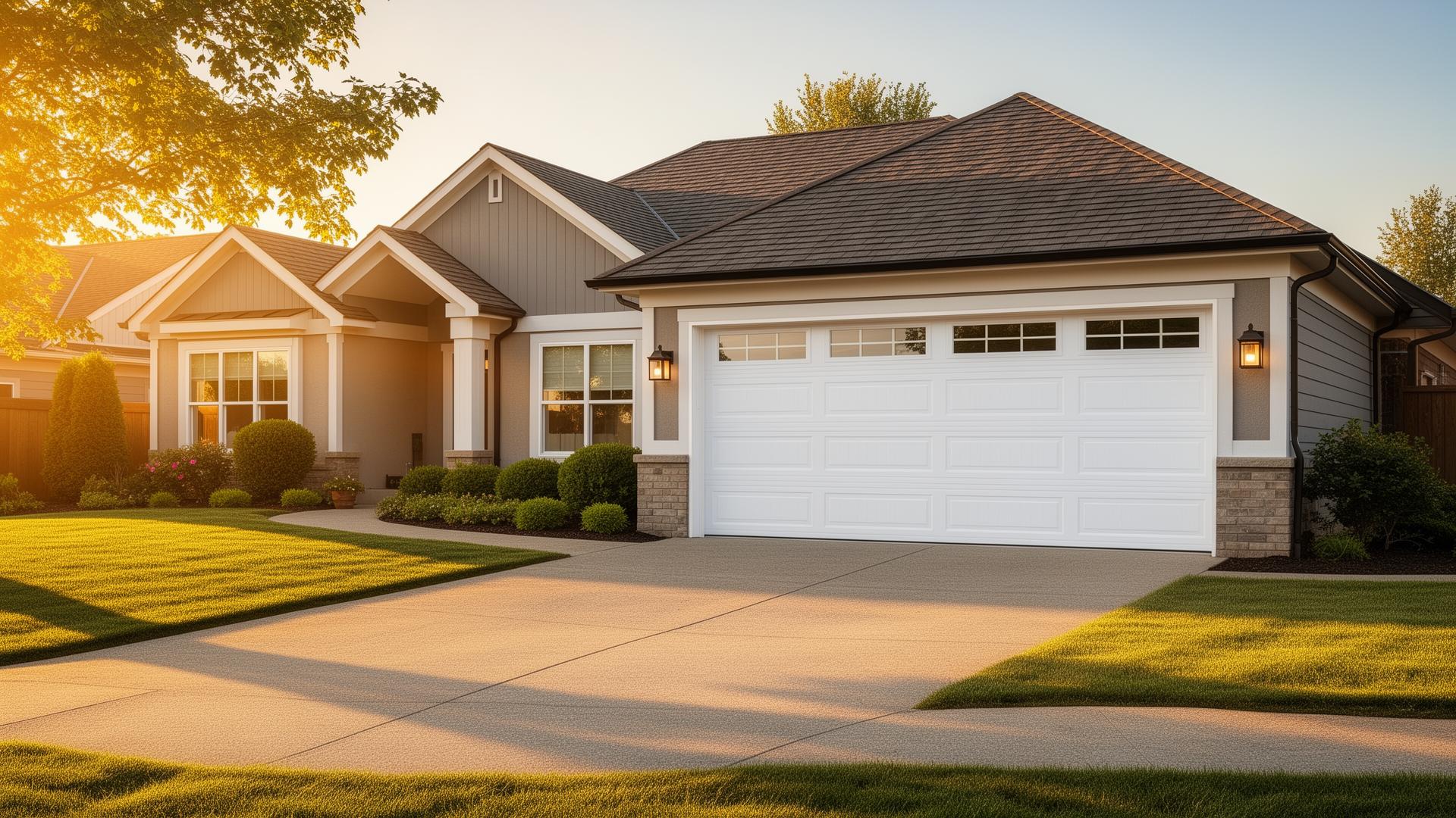 Beautiful residential garage door in Fairfield, CA
